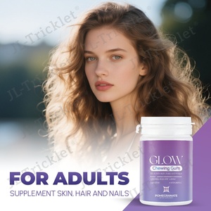 Goma <span class=keywords><strong>de</strong></span> Mascar Blanqueadora y Luminosa Julong OEM/ODM que Funciona en Piel, Cabello y Uñas, Contiene Biotina, Zinc y Vitaminas - Product Image 2