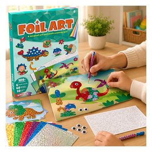 Kit de Pintura con Láminas para Manualidades, Tarjetas de Dibujos Animados Coloridas, Proyecto de Manualidades Fácil, Juguete de Regalo para Niños - Product Image 5