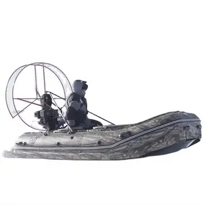 7hp 15hp 35hp 80hp gommone air floor barca con motore aria piena di aria barca condizionatore d'aria 12v elica airboat due persone