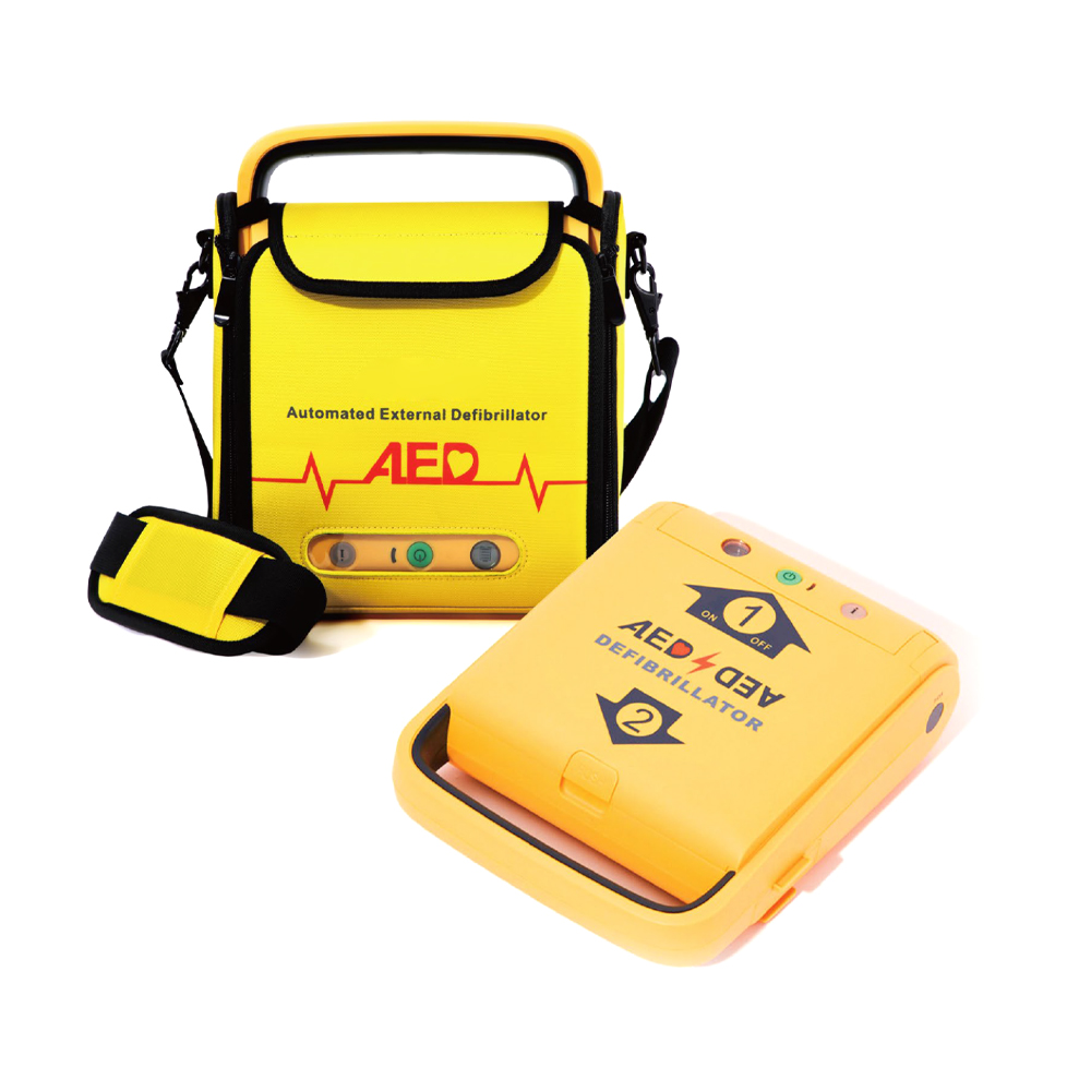 First Aid Med Portable Automated External Defibrillator (AED) ABS Med Device Powered by Electricity