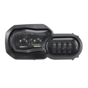 YongJin светодиодные фары дальнего/ближнего света с halo DRL комплект сборки и Замена фар для BMW F650GS/F700GS/F800GS/F800R - Product Image 1