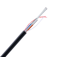 Câble à fibres optiques autoportant ASU Mini ADSS 4-12 cœurs G652D, portée 80-200M, installation aérienne FTTH