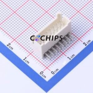 HC-PHB-2*8AW Wire-to-Board Pin Header Bent Lead Through Hole,P=2mm Connector 2x8P 2mm Right Angle Insert 16P - Product Image 1