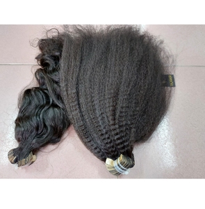 100% Remy Extensions de Cheveux Vietnamiens Crépus Droite Bouclés Cuticule Aligné Bande Cheveux Naturels Crus Humains Exportés Du Vietnam - Product Image 1