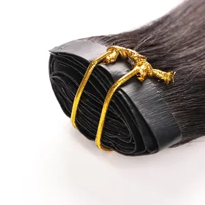 Direct Factory Seamless Clip In Hair Extension Natural Remy PU Clip In Hair Extension Cuticle Aligned Remy Hair PU Skin Weft