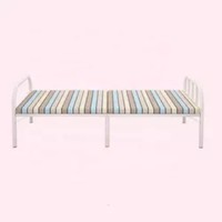 Lit pliant pour adulte, lit pliant simple et portable avec matelas