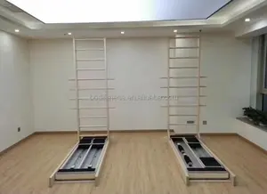 Yoga Kebugaran remols mesin Pilates perlengkapan Gym tangga geser dua arah