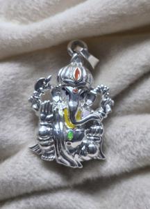 Super qualité personnalisé seigneur Ganesh 925 pendentif en argent Sterling avec poinçon haute finition polonaise bijoux - Product Image 2
