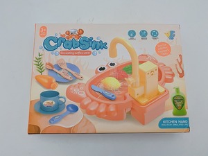 Crab Shape Dishwasher <b>Toy</b> Kids Kitchen Set Electric Wash Basin Early Education <b>Sink</b> <b>Toy</b> Parent-child Pretend Play Kitchen <b>Toys</b> - Product Image 6
