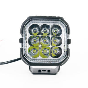 Süper parlak 4.5 inç LED kare bakla ışıkları 45W 33led küpleri nokta sel çalışma ışıkları 12V 24 araba kamyon SUV UTV ATV tekne için - Product Image 1
