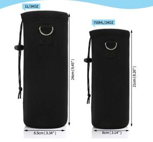스포츠 물병 쿨러 가방 물병 홀더 가방 2 ~ 5 일 맥주 쿨러 네오프렌 빈 그루터기 홀더 캔 열 CN;GUA - Product Image 6