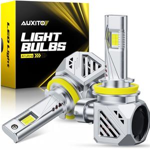 AUXITO 1:1 mini size Factory direct original bulbs 6500K White Driving LED headlight bulbs H11 H8 H9 Non-polarity Play and <b>Plug</b> - Product Image 2