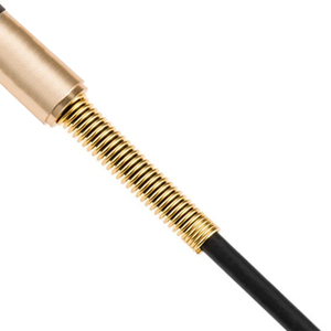 WISTAR <span class=keywords><strong>cable</strong></span> <span class=keywords><strong>jack</strong></span> <span class=keywords><strong>macho</strong></span> personalizado de 3,5mm, <span class=keywords><strong>cable</strong></span> auxiliar de fideos, <span class=keywords><strong>cable</strong></span> de audio auxiliar redondo con tapones de concha de metal y resorte de metal - Product Image 4
