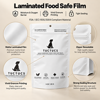 Sachet Doypack Personnalisé Imprimé avec Fermeture Éclair pour Aliments pour Animaux : Friandises pour Chiens, Friandises pour Chats, Aliments Lyophilisés et Aliments Secs
