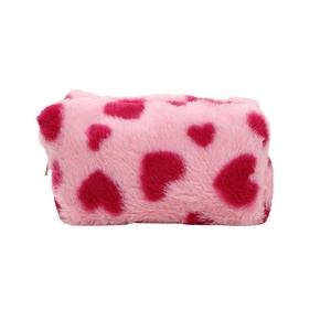 Grande capacidade bonito Travel Makeup <span class=keywords><strong>Bag</strong></span> Organizador New Cosmetic <span class=keywords><strong>Bag</strong></span> Zipper Encerramento moda Candy Letter - Product Image 5