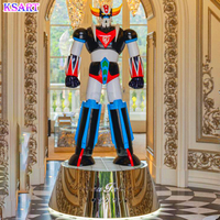 Kustom Goldorak robot basis transformator aula Fiberglass patung Modern Eropa patung pameran
