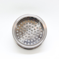 Plaque filtrante à trois pinces en acier inoxydable 4 "SS304 avec anneau de pression pour extracteurs en boucle fermée