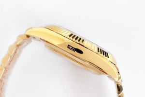 Reloj Mecánico de Lujo de Súper Calidad, Fábrica EWE, 40 mm, Resistente al Agua, Acero 904L, Movimiento 2836, 228238, Luminoso, Dorado y Verde - Product Image 3