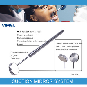 Sistema de Espejo con Succión Vimel, Kit de Cuidado Bucal Dental con Succión Fuerte y Débil para Adultos - Product Image 2