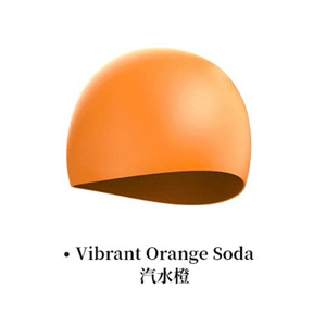 KND Bonnet de bain en silicone pour enfants, rose, casque en acier souple 3D pour l'entraînement à la natation et les sports nautiques - Product Image 4