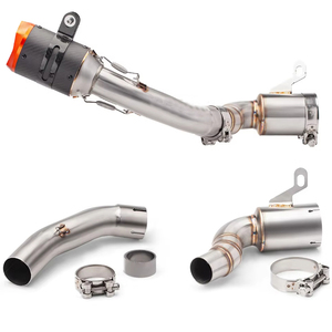 Système d'échappement de <span class=keywords><strong>moto</strong></span>, silencieux <span class=keywords><strong>Moto</strong></span> 51 mm, tuyau de liaison avant central pour DUKE <span class=keywords><strong>125</strong></span> 250 390 Adventure RC390 2020 - 2023 - Product Image 4