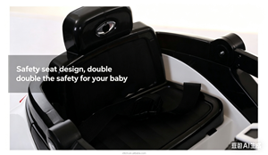 Voiture électrique pour enfants 12V, voiture de sport pour enfants avec télécommande et roues lumineuses - Product Image 4