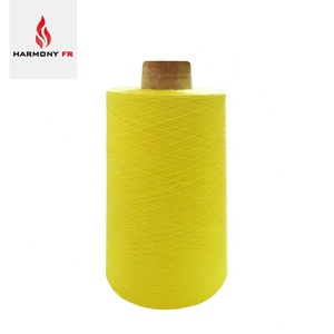 <span class=keywords><strong>Fil</strong></span> à coudre ignifuge ignifuge résistant au feu de broderie de fibre d'aramide de sécurité de haute résistance pour faire le tissu de FR - Product Image 2