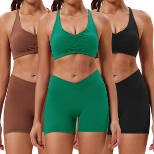 Abbigliamento Sportivo Personalizzato per Donne, Reggiseno Sportivo Senza Cuciture e Leggings, Completo da Palestra e Fitness in Due Pezzi, Set Yoga - Product Image 1