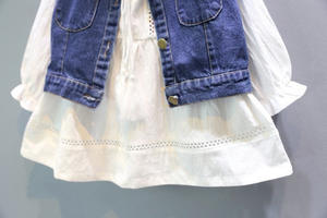 Envío Gratis, Nueva Ropa al por Mayor, Conjuntos de Ropa Infantil de Manga Larga de Mezclilla para Otoño, de un Fabricante Chino - Product Image 4