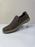Mocassins pour hommes à enfiler, dessus en PU, doublure en coton, respirants, semelle extérieure en caoutchouc antidérapante, chaussures décontractées pour la marche quotidienne, toutes saisons
