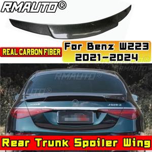Aileron arrière de coffre de voiture, kit carrosserie, aileron arrière pour Mercedes-Benz W223 Classe S S350 4 portes S480 S500 2021-2024, accessoires automobiles - Product Image 1