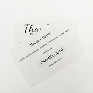 Muestra Gratuita, Tarjetas de Agradecimiento por Compra con Logotipo Personalizado, Tarjetas de Agradecimiento por Compra al por Mayor de Lujo, Personalizadas, Ecológicas - Product Image 4