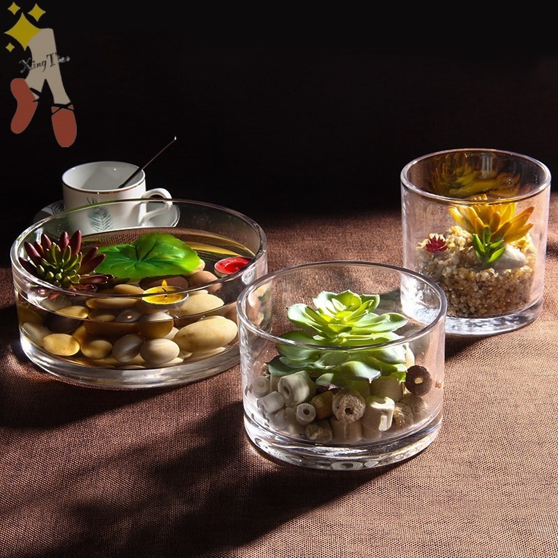 Factory Produced Wholesale Glass Flower Vase for Home Decor