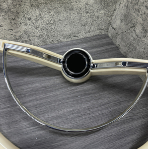 Tiypeor ชิ้นส่วนคลาสสิกสีขาวและสีดำ volante Retro พวงมาลัยด้วง<span class=keywords><strong>1966</strong></span> 1969คลาสสิก <span class=keywords><strong>karmann</strong></span> <span class=keywords><strong>Ghia</strong></span> - Product Image 3