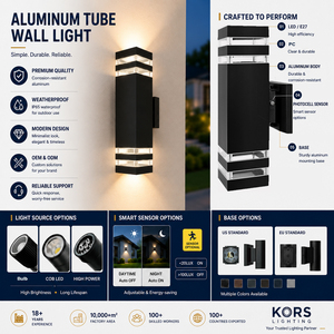 Lámpara de Pared <span class=keywords><strong>para</strong></span> <span class=keywords><strong>Exterior</strong></span> ETL Éxito de Ventas, Cilindro Impermeable, Montaje en Superficie, Iluminación Moderna LED E26 <span class=keywords><strong>para</strong></span> Hogar, Hotel y Villa - Product Image 5