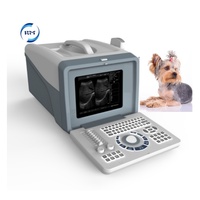Scanner vétérinaire portable numérique complet en noir et blanc avec écran LED de 10 pouces et 128 Go de stockage