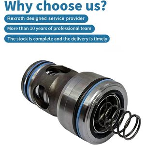 วาล์วควบคุมแรงดันสองทาง Rexroth Logic Valve รุ่น LC25A05E7X แรงดัน 315 บาร์ อัตราการไหล 60 ลิตร/นาที ผลิตในประเทศเยอรมนี - Product Image 2