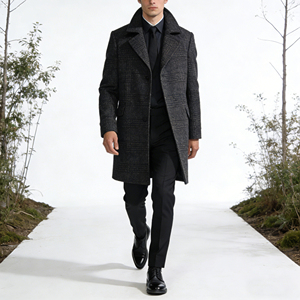 <span class=keywords><strong>Manteau</strong></span> d'hiver en <span class=keywords><strong>laine</strong></span> sur mesure pour <span class=keywords><strong>homme</strong></span>, style russe, en cuir, pour le bureau, vente en gros - Product Image 3