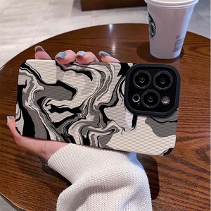 Coque de téléphone portable en cuir artificiel TPU avec impression de <span class=keywords><strong>peinture</strong></span> à l'huile Big Wave pour iPhone 8 X Xr Xs 11 12 13 14 15 16 17 Pro Max - Product Image 3