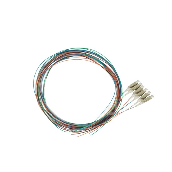 Hot Sales 12 Core Fiber Optic Pigtail with 12 Color Options MMF50/125um Fiber PVC/LSZH Jacket for FTTH Applications