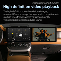 Autoradio 32 pouces avec lecteur DVD, double écran, Android Auto, CarPlay sans fil, GPS, pour Land Rover Defender 20-26