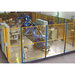 מחסן מפעל בית מלאכה ציוד בידוד רשת תיל מחיצת רשת גדר בידוד גדר ניידת גדר - Product Image 3