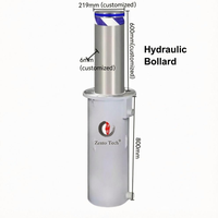 Borne de sécurité routière semi-automatique hydraulique K12 anti-collision, étanche IP68 et anti-poussière pour parking communautaire