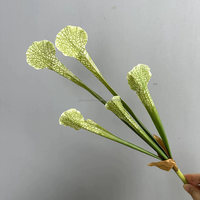 L-260 Premium Kunstmatige Pitcher Plant 3/5-bladige Vleesetende Plant Realistische Kunstplanten voor Huis en Tuin Decoratie