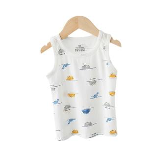 Gilet estivo grazioso stampato per bambini nuovo <span class=keywords><strong>canottiera</strong></span> traspirante a forma di I di piccole dimensioni - Product Image 4