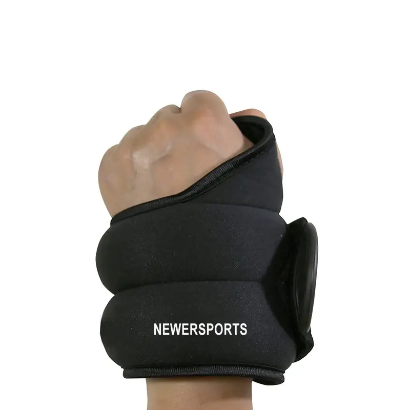 Custom Training Gym Cardio Aeróbica Mão Velocidade Coordenação Ombro Força Areia Ajustável Pesos De Pulso Luvas Ponderadas
