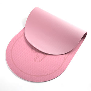 Tappetino da allenamento per palestra sublimazioni da viaggio con diametro rotondo 140cm corto a singolo strato con corda per saltare in Tpe - Product Image 5