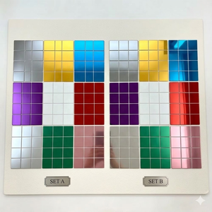 Wholesale Anti-Break PMMA <b>Acrylic</b> Mirror Plate 400*400*<b>1mm</b> Custom Decorative Mirror <b>Sheet</b> for Wedding Birthday Party Favors - Product Image 3