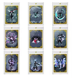 Nouvelles cartes métalliques carrées d'art de bande dessinée Pokémon, collection limitée rare <span class=keywords><strong>Pikachu</strong></span> Gengar Eevee, jouets pour enfants, cadeaux - Product Image 5