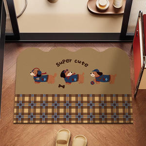 Alfombra de Baño de Estilo Retro de Tierra de Diatomeas Suave, Absorbente de Agua, de Secado Rápido, Antideslizante y Resistente a la Suciedad - Product Image 4